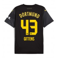 Camisa de time de futebol Borussia Dortmund Jamie Bynoe-Gittens #43 Replicas 2º Equipamento 2024-25 Manga Curta